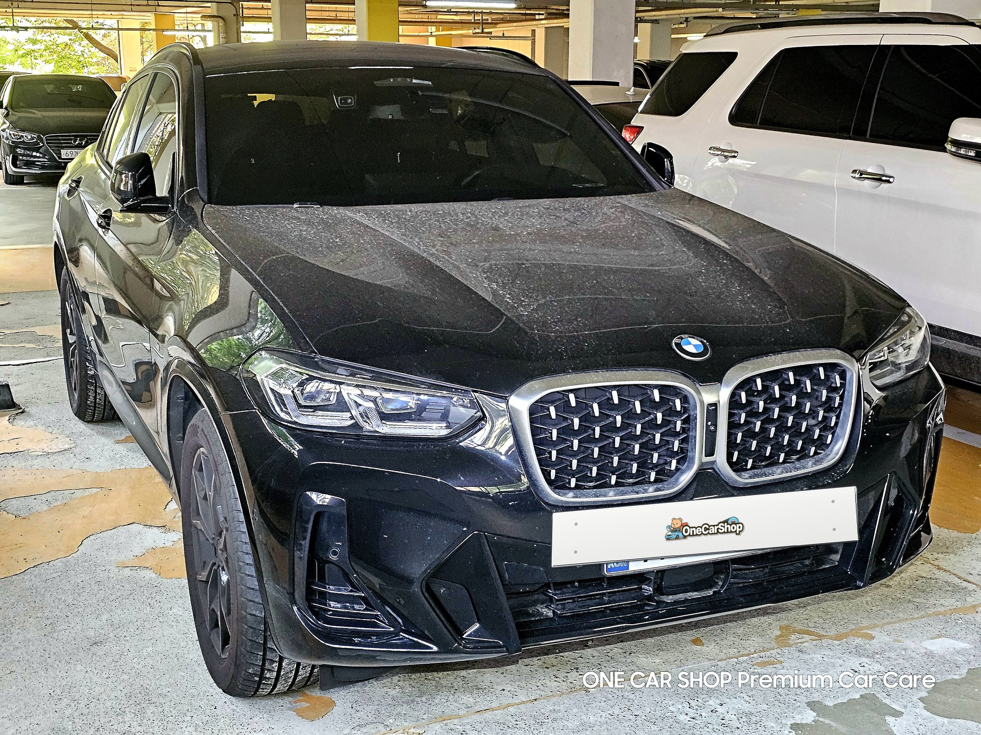 BMW X4 전면 세차 전